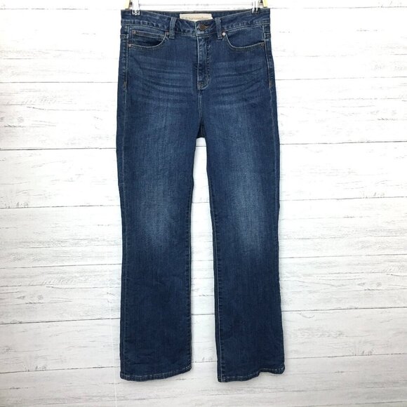 Soft Surroundings Women's Bootcut Jeans Stretch style 2DQ15 size 6 length 31" - Picture 1 of 8